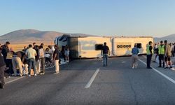 Yolcu otobüsü kazasında can pazarı!