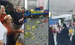Pazarcı kalasla kadını yaraladı: Başına 10 dikiş atıldı!