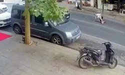 Otomobilin çarptığı yaya metrelerce savruldu