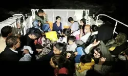 Çanakkale'de 15'i çocuk 32 kaçak göçmen yakalandı!