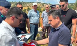 Traktör kazasında ölen Kıbrıs gazisi son yolculuğuna uğurlandı