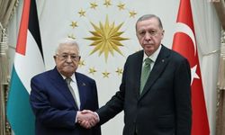 Cumhurbaşkanı Erdoğan, Filistin Devlet Başkanı Abbas'ı törenle karşıladı