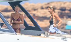 Kate Moss ve kızı Lila Moss'un Formentera tatili