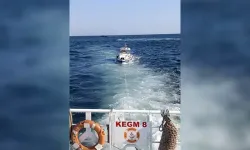 Makine arızası nedeniyle sürüklenen tekne kurtarıldı