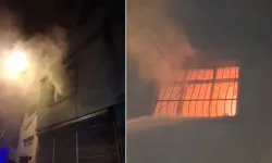 Eşiyle tartı, evi ateşe verdi!