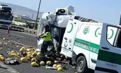 Ankara'da kamyonet, kamyona çarptı: 1 ölü, 2 yaralı