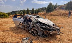 Takla atan otomobil can aldı