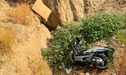 Devrilen motosikletteki 18 yaşındaki sürücüden acı haber!