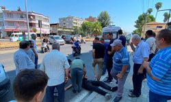 Aydın'da kamyonetin çarptığı yaya yaralandı