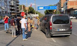 Aydın'da hafif ticari araç ile motor çarpıştı: 1 yaralı!