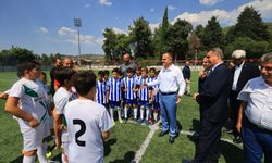 Muğla’da genç futbolcular sahaya çıktı