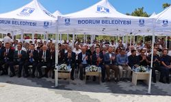 Bodrum'da Mevlüt Çavuşoğlu'nun girişimleriyle yaptırılan cami törenle açıldı