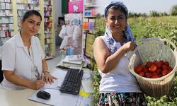 Eczanede başlayan mesai tarlada bitiyor!