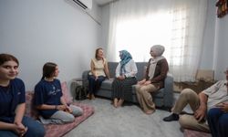 Başkan Mutlu, Konaklı komşularının evlerine konuk oldu