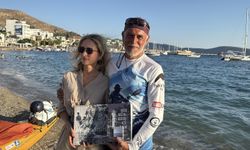 Kanoyla çıktığı Türkiye yolculuğunda 83 gün sonra Bodrum’a ulaştı