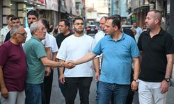 Başkan Eşki’den Çamdibi’nde esnaf turu
