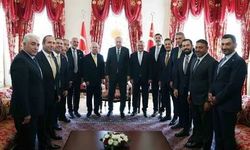 Cumhurbaşkanı Erdoğan 4 kulüp başkanını kabul etti