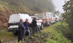 Trabzon'da heyelan: 1 kişi toprak altında kaldı