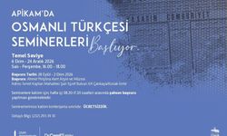 APİKAM'da Temel Seviye Osmanlı Türkçesi Seminerleri başlıyor