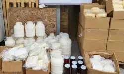 838 kilo niteliği değiştirilmiş süt ve süt ürünü imha edildi