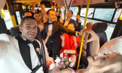 Dolmuş, gelin arabası oldu!