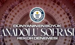 Dünyanın en büyük "Anadolu Sofrası" Afyonkarahisar'da kurulacak