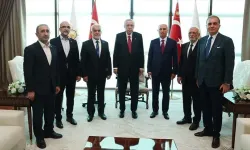 Cumhurbaşkanı Erdoğan, HÜDA PAR Genel Başkanı Yapıcıoğlu'nu kabul etti
