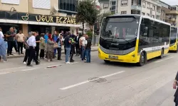 Bursa'da özel halk otobüsü yaşlı kadına çarptı: Şoför gözaltına alındı