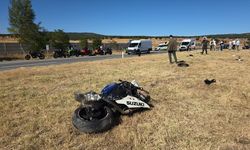 Kütahya'da otomobile çarpan motosikletin sürücüsü öldü