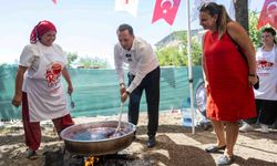 Başkan Eşki kazanının başında: “Reçel giren eve emperyalizm giremez"