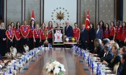 Cumhurbaşkanı Erdoğan, Filenin Sultanları'nı kabul etti!