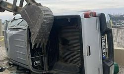 Duvara çarpan kamyonetin çocuk sürücüsünden kötü haber!