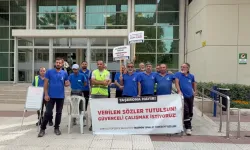 Taşeron işçiler eylemde: Tuvalet ihalesi için dikkat çeken iddia!