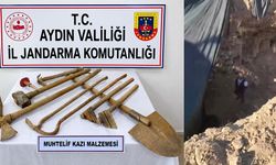 Kaçak define avına suçüstü!