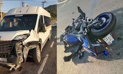 Motosikletli kaza kurbanı!
