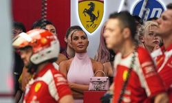 Kim Kardashian sevgilisi Lewis Hamilton'ı Singapur yarışında destekledi