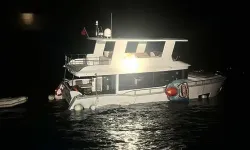 Batma tehlikesi geçiren teknedeki 2 kişi kurtarıldı