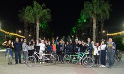 Görme engelliler Kültürpark’ta pedal çevirdi