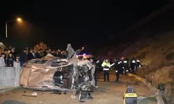 Hafif ticari araç şarampole devrildi: 1 ölü, 3 yaralı