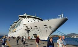 Bodrum'a "Brilliance Of The Seas" kruvaziyeriyle 2 bin 242 turist geldi