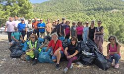 Marmaris'te ormanlık alanda temizlik yapıldı