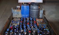 Kütahya'da 960 litre sahte içki ele geçirildi