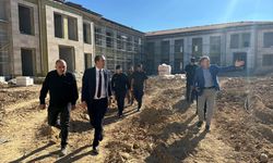 Datça'da Hükümet Konağı inşaatında inceleme