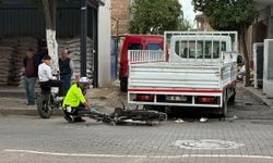 Kamyonetle çarpışan motosikletin sürücüsü ağır yaralandı