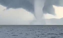 Bodrum açıklarında dev hortum