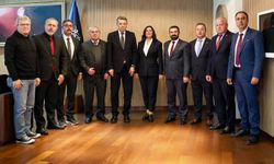Çerçioğlu'na Aydın Esnaf ve Sanatkarlar Odaları Birliği'nden ziyaret