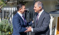 2024 seçimlerinde rakiplerdi... Hamza Dağ'dan Tugay'a ziyaret!