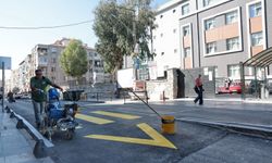 Beş okulun kullandığı sokağa Konak Belediyesi’nden güvenli dokunuş