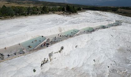 Ege'nin beyaz cenneti: Pamukkale!