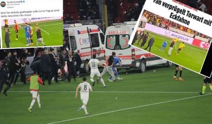 Olaylı maç dünya basınında!